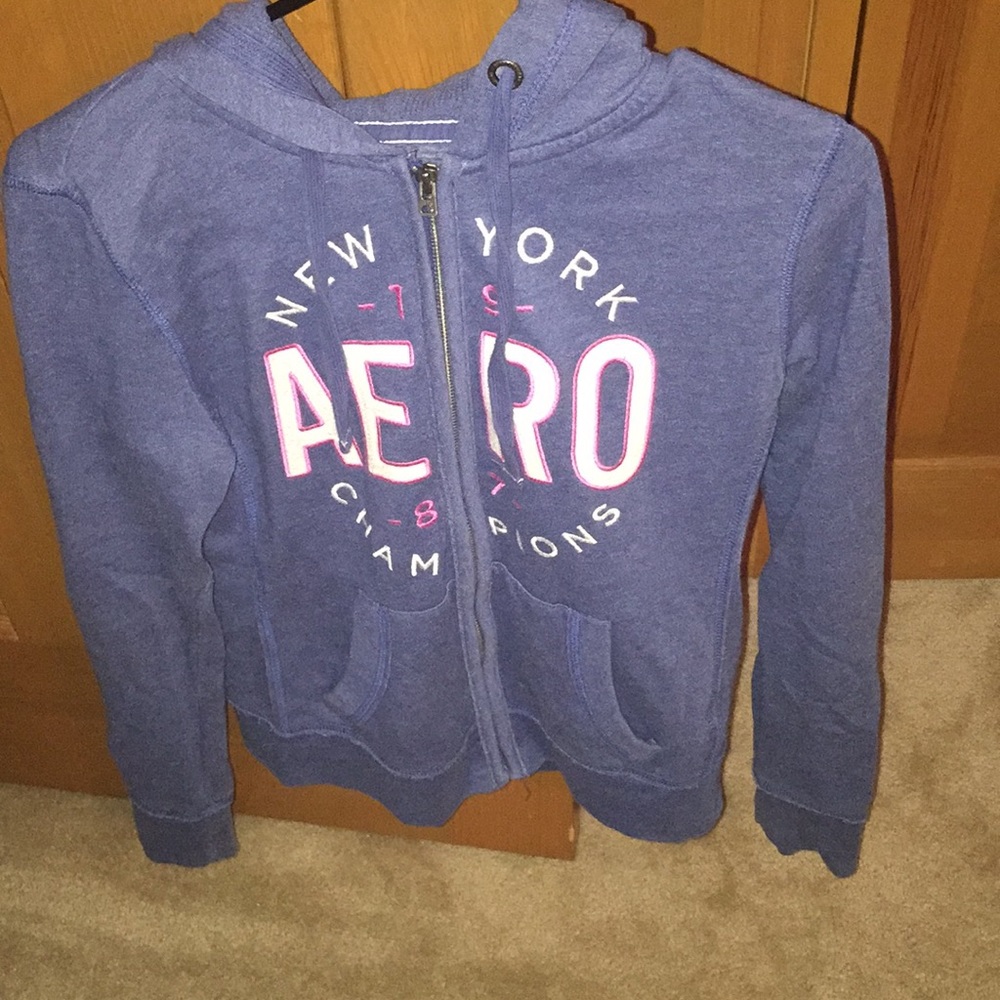 I am selling a Aeropostale zip up hoodie.